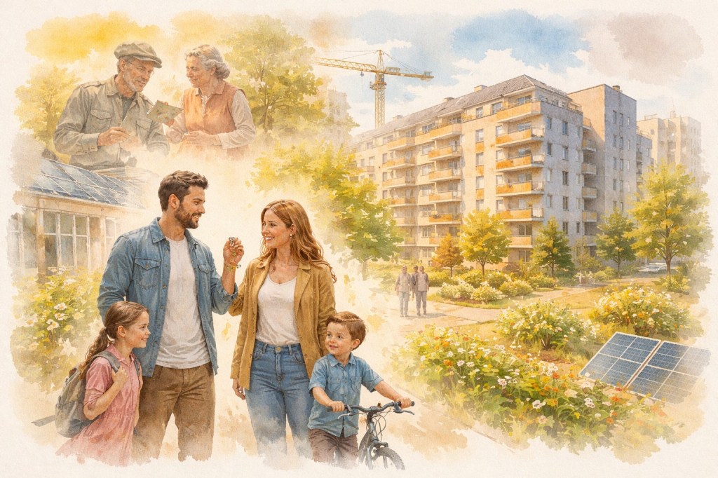 Med nyckeln i handen och blicken&nbsp;framåt